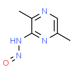 Pyrazinamine,3,6-dimethyl-N-nitroso- (9CI) structure