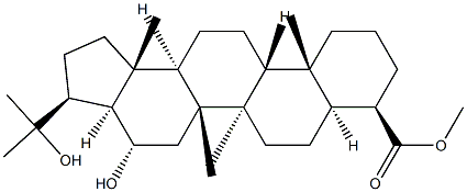 16β,22-Dihydroxyhopan-23-oic acid结构式