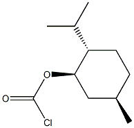 (1R,2S,5R)-2-异丙基-5-甲基环己基碳酰氯结构式