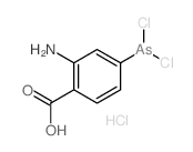 2-amino-4-dichloroarsanyl-benzoic acid结构式