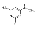 1,3,5-Triazine-2,4-diamine,6-chloro-N2-methyl- Structure