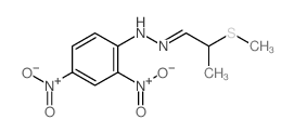 Propanal, 2-(methylthio)-,2-(2,4-dinitrophenyl)hydrazone picture