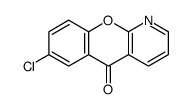 7-chloro-5H-chromeno(2,3-b)pyridin-5-one Structure