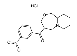 (3-nitro-phenyl)-(octahydro-pyrido[2,1-c][1,4]oxazepin-4-yl)-methanone, hydrochloride结构式