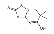 2,2-DIMETHYL-N-(3-THIOXO-3H-1,2,4-DITHIAZOL-5-YL)PROPANAMIDE Structure