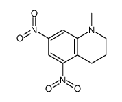 1-methyl-5,7-dinitro-3,4-dihydro-2H-quinoline Structure