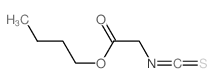 Isothiocyanic acid, carbobutoxymethyl ester Structure