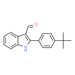 1H-Indole-3-carboxaldehyde,2-[4-(1,1-dimethylethyl)phenyl]-(9CI) picture