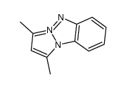 1,3-dimethyl-5H-pyrazolo[1,2-a]benzotriazol-4-ium inner salt Structure