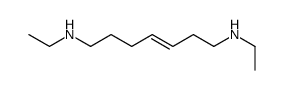 N,N'-diethylhept-3-ene-1,7-diamine Structure