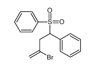 [1-(benzenesulfonyl)-3-bromobut-3-enyl]benzene Structure