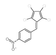 1-nitro-4-[(2,3,4,5-tetrachloro-1-cyclopenta-2,4-dienylidene)methyl]benzene Structure