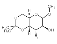 Methyl 4,6-O-Isopropylidene-a-D-mannopyranoside structure