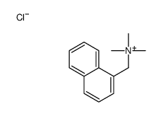 trimethyl(naphthalen-1-ylmethyl)azanium,chloride Structure