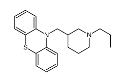 10-[(1-Propyl-3-piperidinyl)methyl]-10H-phenothiazine结构式