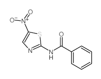 Benzamide,N-(5-nitro-2-thiazolyl)- structure