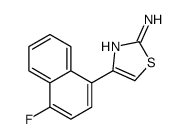 4-(4-fluoronaphthalen-1-yl)-1,3-thiazol-2-amine Structure