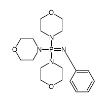 trimorpholin-4-yl(phenylimino)-λ5-phosphane Structure