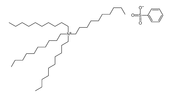 benzenesulfonate,tetrakis-decylazanium结构式