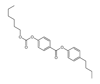 (4-butylphenyl) 4-hexoxycarbonyloxybenzoate结构式