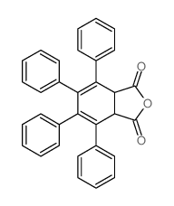 1,3-Isobenzofurandione,3a,7a-dihydro-4,5,6,7-tetraphenyl- Structure