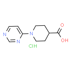 1-(Pyrimidin-4-yl)piperidine-4-carboxylic acid结构式