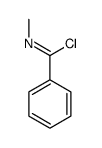 N-methylbenzenecarboximidoyl chloride Structure