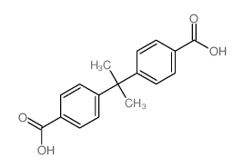 4-[2-(4-carboxyphenyl)propan-2-yl]benzoic acid Structure