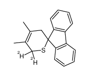 Spiro[fluoren-9',2-(6,6-dideuterio-3,6-dihydro-4,5-dimethyl-2H-thiopyran)] Structure