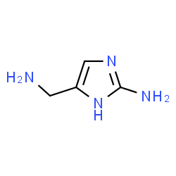 1H-Imidazole-4-methanamine,2-amino- (9CI)结构式