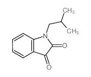 1-Isobutyl-1H-indole-2,3-dione Structure