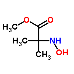 Alanine, N-hydroxy-2-methyl-, methyl ester Structure