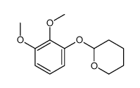 2-(2,3-dimethoxyphenoxy)oxane结构式