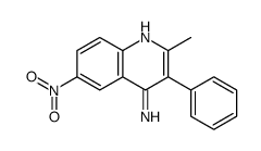 2-methyl-6-nitro-3-phenylquinolin-4-amine Structure