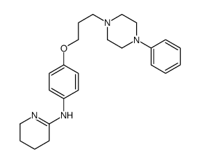 N-[4-[3-(4-phenylpiperazin-1-yl)propoxy]phenyl]-2,3,4,5-tetrahydropyridin-6-amine Structure