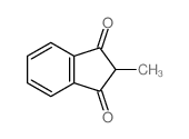 2-METHYL-1,3-INDANDIONE结构式