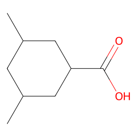 cis,cis-3,5-dimethylcyclohexanecarboxylic acid结构式