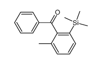 2-Methyl-6-(trimethylsilyl)benzophenon结构式