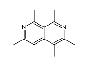 1,3,4,6,8-pentamethyl-2,7-naphthyridine结构式