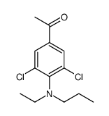 1-[3,5-dichloro-4-[ethyl(propyl)amino]phenyl]ethanone Structure