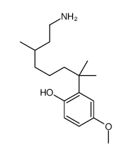 2-(8-amino-2,6-dimethyloctan-2-yl)-4-methoxyphenol Structure