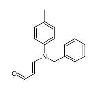 3-(N-benzyl-4-methylanilino)prop-2-enal Structure