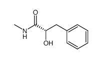 (2S)-2-hydroxy-N-methyl-3-phenylpropanamide Structure