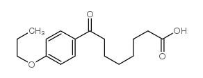 8-OXO-8-(4-N-PROPOXYPHENYL)OCTANOIC ACID结构式