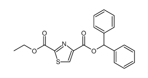 2,4-THIAZOLEDICARBOXYLICACID,4-(DIPHENYLMETHYL)2-ETHYLESTER结构式