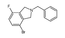 2-benzyl-4-bromo-7-fluoro-1,3-dihydroisoindole Structure