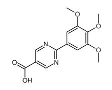 2-(3,4,5-trimethoxyphenyl)pyrimidine-5-carboxylic acid Structure