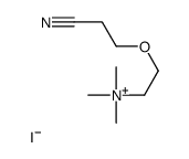 2-(2-cyanoethoxy)ethyl-trimethylazanium,iodide结构式