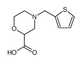 2-Morpholinecarboxylic acid, 4-(2-thienylmethyl)结构式