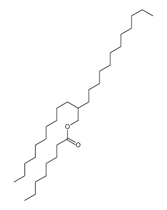 2-decyltetradecyl octanoate结构式